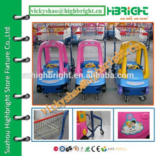 funny design child shopping cart for large shopping mall